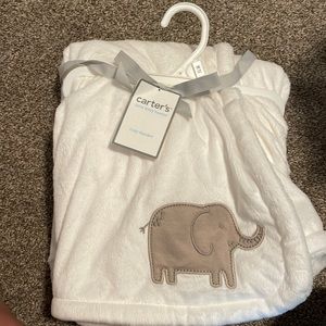 Carter baby fleece blanket elephant